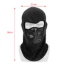 Motorhelmen Zwart gezichtsmasker Mannen Warme thermische nek Warmere helmhoed voor skischietwinter winddichte wandelcapmotorcycle