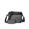 2023 5A Quality Genuine Leather designer bags 3pcs Detachable Trio black Messenger Bags Men Crossbody 3 in 1 Set women gray Shoulder Bag Handbags Purse Wallet