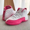 kids youth basketball shoes for 12 12s Stealth Playoffs Royalty Taxi University Gold White Digital Pink Gym Red Girls Volt Gold Boys sports US 6C-5Y Size 22-37