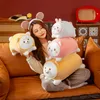 Groupe japonais chat chien rabbit peluche jouet mignon graisse lapin oreiller poupée poupée enfants fille cadeau