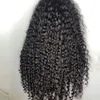 180Density 26Inch Natural Black Kinky Curly Soft Lace Front Wig For Women With Baby Hair Natural Hairline High Temperatur54778284629662