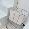 디자이너 캔버스 토트 가방 여성 쇼핑 핸드