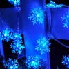 Stringhe 2.5/5M 20/40Leds Albero di Natale Fiocchi di neve Led String Fata Luce Festa di Natale Casa Matrimonio Giardino Decorazioni ghirlandaLED