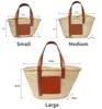 Designertassen voor dames Grass Woven Basket Bag Trend echte lederen handtassen voor vakantiestranden