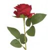 장식 꽃 시뮬레이션 된 장미 단일 flannelette 장미 집 웨딩 장식 발렌타인 데이 시뮬레이션 된 시뮬레이션 된 꽃 인공 FlowerZC1052