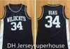 Sjzl98 College 34 Len Bias Jersey Hommes Basketball University 1985 Maryland Terps Jerseys Équipe Rouge Jaune Blanc Extérieur Sport Chemises Cousues