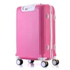 Valigie Set di valigie in ABS + PC Valigia da viaggio su ruote Trolley Carry Cabin Borsa da donna Rolling Spinner Wheel