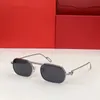 Gafas de sol para hombres y mujeres verano 0112S estilo anti-ultravioleta placa retro cuadrado marco completo gafas caja aleatoria BI4U