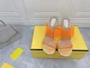 Le ultime vere pantofole della fabbrica suola in pelle da donna comode pantofole eterosessuali tacco 9,5 cm moda antiscivolo SANDALI SPIAGGIA shopping taglia 34-43 con scatola