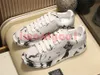 2022 Autentyczny biały zamszowy patent skórzane buty Gorne Buty Ivory Silver Man Women Scarpe Shock Platforma Outdoor Sports Sports z oryginalną torbą na kurz 36-45