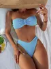 Damen-Badeanzug, trägerlos, sexy, niedliches Bikini-Oberteil, Set, Damen, makelloses Bikini-Oberteil, sexy Badeanzug, Strandkleid-Set