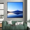 Snow Mountains Lakes Under Blue Sky 1pcs Modern Home Wall Decor Canvas Picture Art HD Print Painting on Canvas for Living Room