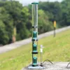 Easy to clean Separated Tube With Triple Perc Percolator Hookahs Glass Bong,water pipe smoke DHL shipping newest