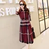 Casual Dresses Plus Size Womens Plaid Fashion Classic Clothing Big Sizes Dress Slim Plaids Skirt Women Trendy Skirts