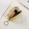 عملة المحافظ ، حلقات مفاتيح الحلقات اللطيفة دب كات أرنب البومة PVC Car Keyrings حامل الهدايا تصميم الحيوانات القلادة سحر السلاسل المفتاح