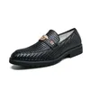 Hommes chaussures habillées Type italien formel en cuir véritable bout pointu mariage gentleman soirée de retour 220523