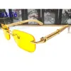 Nouveau Muti-Color Euro-Am C Luxury Unisexe Sunglasses UV400 Conception de jambe en bois légère sans bord