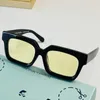 Zonnebrillen Goudpijl Mode Zonnebril OW40001U Clear Square Dikke Plaat Frame Zonnebril Mens Dames Designer Glazen Maat 57-19-145