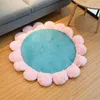 카펫 꽃 디자인 거실을위한 폴리 에스테르 바닥 깔개 놀이 매트 겨울 따뜻한 침실 발 패드 홈 장식 매트 카펫