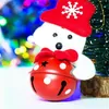 12 piezas nuevas campanas de Navidad adornos para fiestas decoraciones para árboles de Navidad adorno colgante decoración de Año Nuevo 6 rojo y 6 blanco 20220826 E3