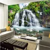 Anpassad tapet 3D Fotoväggmålningar Landskapslandskap Vattenvatten Väggmålningen vardagsrum Väggpapper Mural Papel de Parede