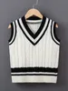 Gilet de cricket en tricot torsadé pour tout-petit garçon SHE01