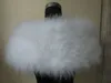 Real Strich Feather Furt Shrug Cape Bride Wedding Party Wrap Avvolgimento morbido 12Colors6575580