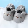Peuter meisje gebreide schoenen eerste wandelaars sneeuwlaarzen pasgeboren baby herfst winter katoen warme zachte zool pluche prewalker 0-18 maanden s92