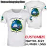 LIBERIA T-Shirt kostenlos nach Maß Name Nummer T-Shirt Nation Flagge Republik Liberian Land College Druck Kleidung 220609