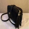 Shoulder Bags women brand handbag Disco Fringed Messenger Bags Crossbody bag Fashion Vintage leather high quality261P