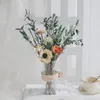 Couronnes De Fleurs Décoratives Feuille D'eucalyptus Fleur Séchée Naturel Vrai Bouquet Matériel De Bricolage Salon Décoration Ins Maison Fête De Mariage De