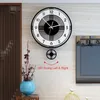 Sessiz sarkaç büyük duvar saati modern tasarım pil çalışması kuvars asma ev dekor mutfak saat y200407