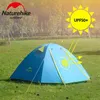 Naturehike P Серия кемпинга Палатка для кемпинга Ultralight 2 3 4 человека Открытый UPF50   Семейный палатка Алюминиевые столбы Водонепроницаемый пляжный палатка H220419