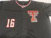 Camisas de beisebol personalizadas College Texas Tech TTU Jersey de beisebol Josh Jung Jace Owen Washburn Cole Stilwell Ty Coleman Kurt Wilson Parker Kelly Hudson Branco