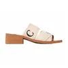 Cho Designe Woody Sandals Flat Platform Mule Slipper Famous Sandal for Women Fashion Luxury h Higt Heel Sandal Big Size Eur 41 42 Ladies Slider Loafers Slippers 2022