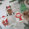 50pcs Natal PVC Box Box Cake Candy Packaging Wrap Xmas Event Party Favors Boxes B5889