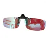 Solglasögon Redgreen färgblindhet Korrigeringsram Glasögon Clipon Clip 180 ° Reversiblesunglasses4174316