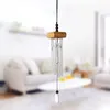 Mini tubi in alluminio Wind Chime Wall Hanging Decorazioni per la casa Car Living Home Garden Windchime Door Windbell Ornaments Regalo di Natale