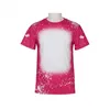 Świąteczne dostawy imprezowe Faux Bleached Shirt unisex drukowane koszulki do sublimacji 823