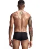 Caleçon ceinture translucide sans couture hommes glace soie sous-vêtements créatif Sexy BoxerUnderpants