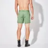 Man Casual Summer Shorts Green Fashion England Style 220608