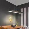 Hanger lampen moderne ledlichten met afstandsbediening voor slaapkamer woonkamer eetkamer gang ijzer aluminium indoor verlichting AC 90-260Vpendant