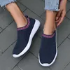 Женщины вулканизированные 2022 сетчатые платформы высокого качества кроссовки ходьба мокасины женщины вязание носки квартиры дамы повседневная обувь