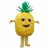 ananas frutta costumi mascotte frutta cartone animato abbigliamento halloween compleanno dimensione umana