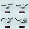 En gros 4 packslot Pro 57 Noeuds 20 Cheveux Noir Individuel Faux Cils Eye Lash Maquillage Extension Kit 8mm 10mm 12mm 14mm 220607