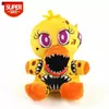 DHL versendet 4 Designs 23 cm Freddy's FNAF Plüschpuppe Five Nights Puppe Teddybär Sly Chica Bonnie Kuscheltiere Weihnachten Geburtstagsgeschenk