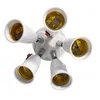 램프 홀더베이스 스플리터 3/4/5 헤드 어댑터 컨버터 소켓 LED y 모양 전구 전구 나사 홀더 램프