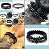 Braccialetti con ciondoli Bracciale gioielli per uomo Corona CZ Zircone Uomo Homme Regalo di San Valentino Drop Delivery 2021 Wrn0E