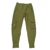 Men's Pants Sweatpants Male Multi Zipper Pockets Long Training Slacks Drawstring Mid Waist Men Fitness For Mountain ClimbingMen's Naom22