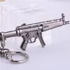 6cm creative key chains peripheral games mini model toy gun alloy keyring wholesale Man Keyring For Women Game Fans Jewelry Accessories